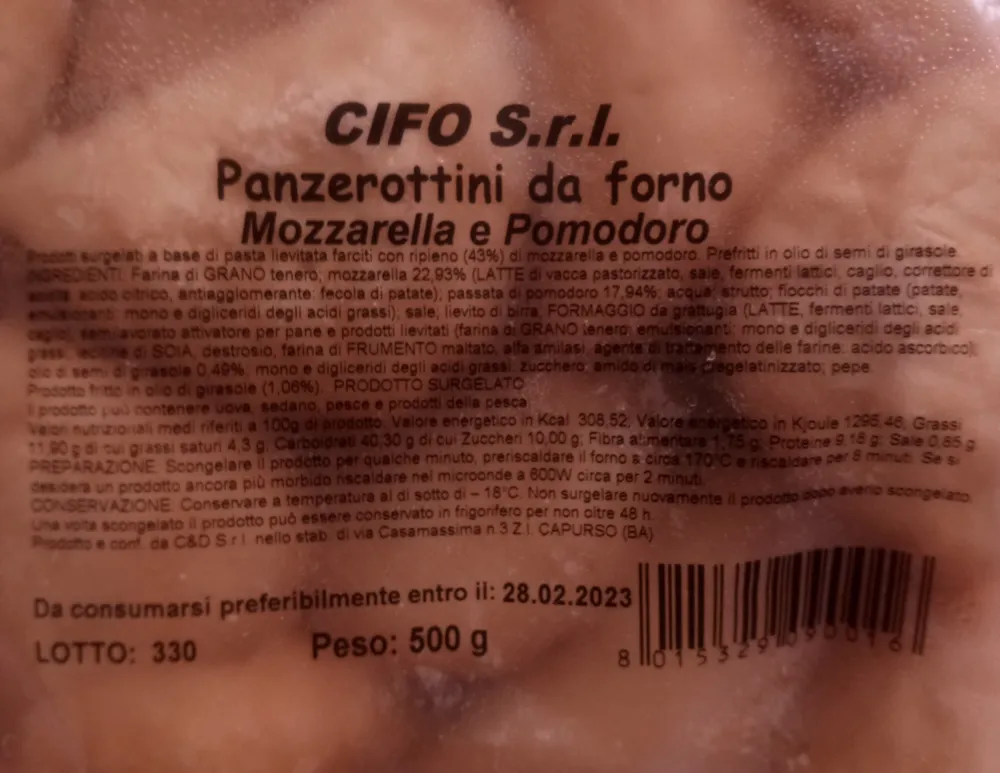 Panzerottini da forno