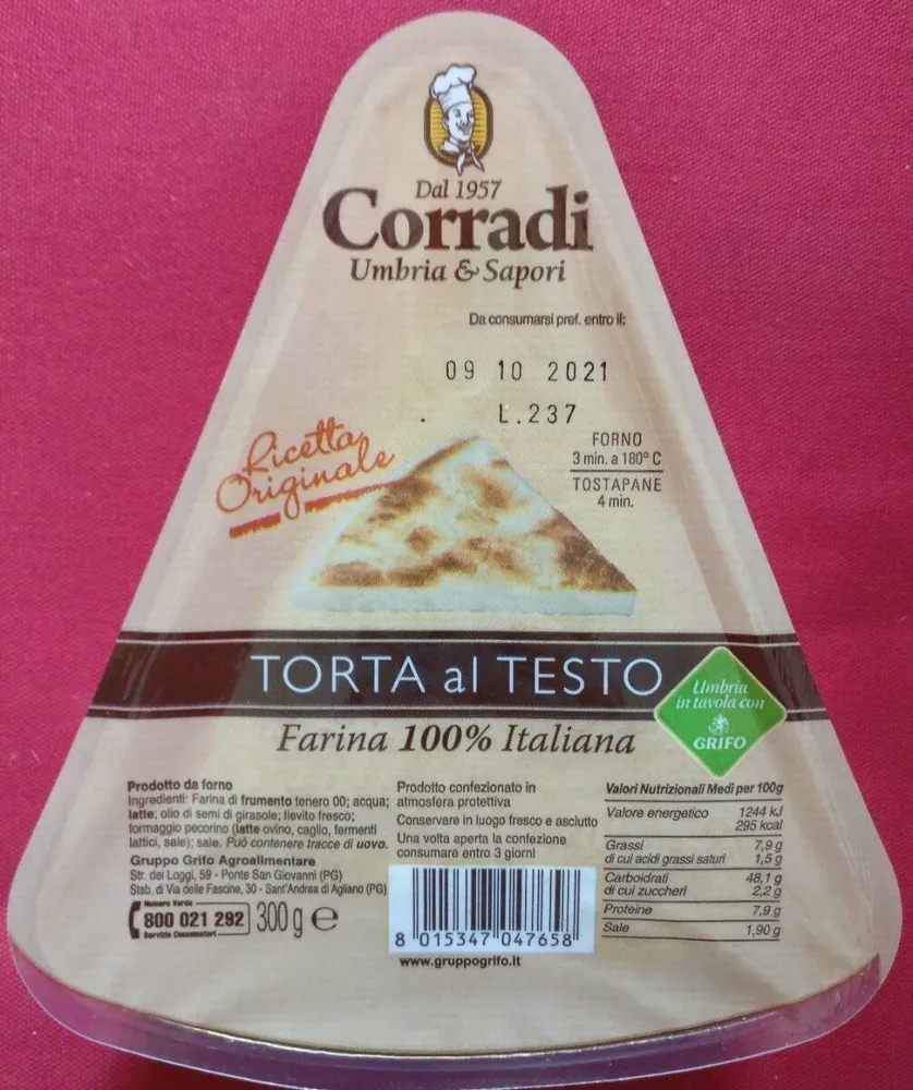 Torta al testo