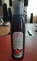 Crème avec vinaigre balsamique de  Modène à la figue