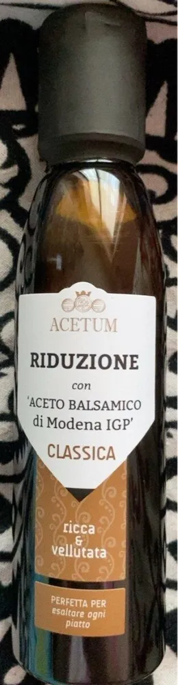 Riduzione com aceto balsamico di modena IGP