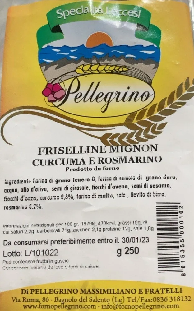 friselline mignon curcuma e rosmarino