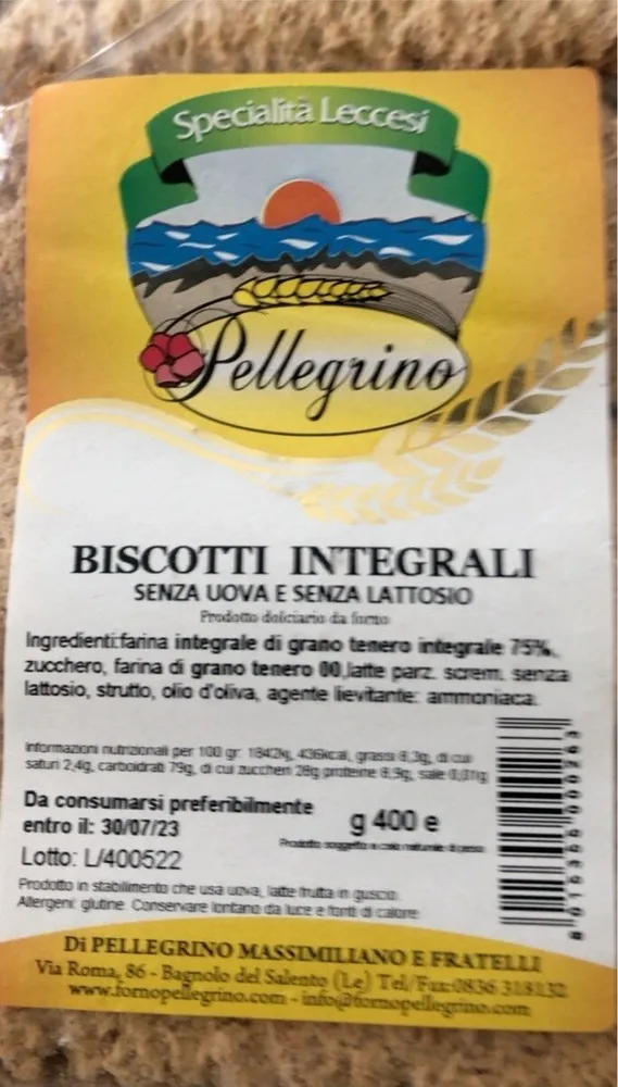 Biscotti integrali