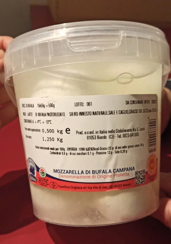 Mozzarella di Bufala campana
