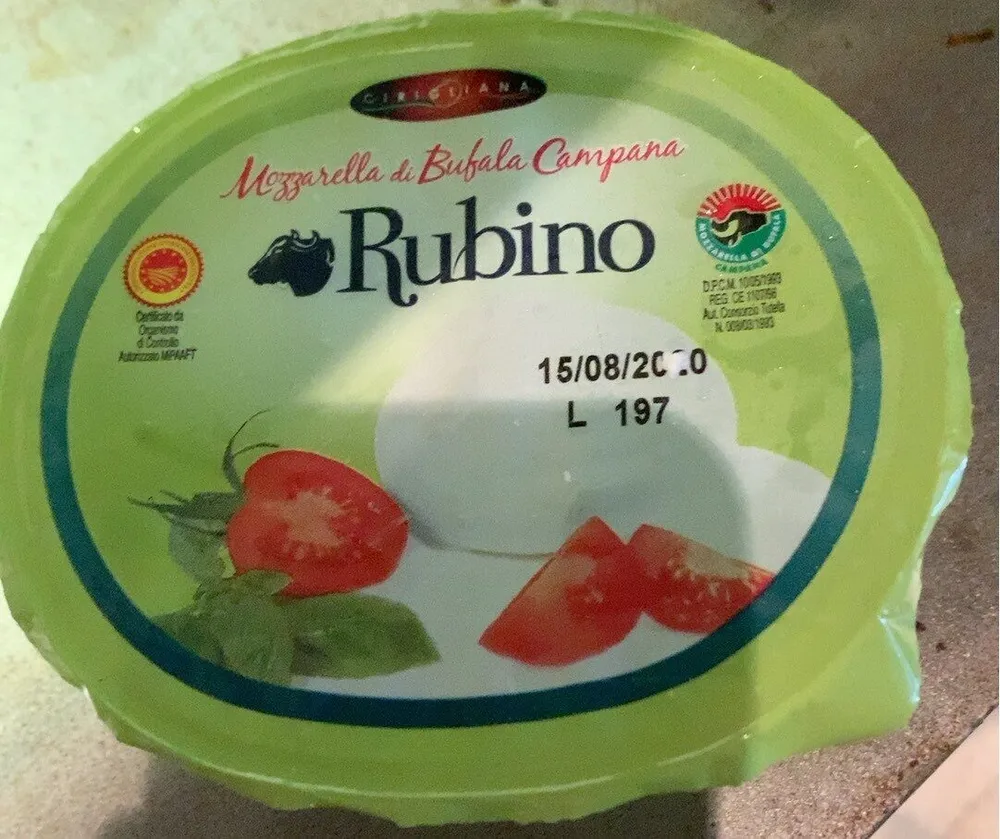 Mozzarella di bufala campana - Rubino