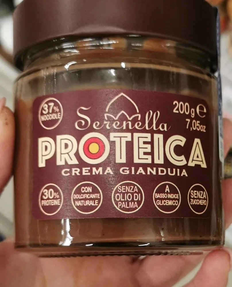 Crema gianduia proteica
