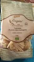 Tagliatelle di grano duro biologiche trafilate al bronzo