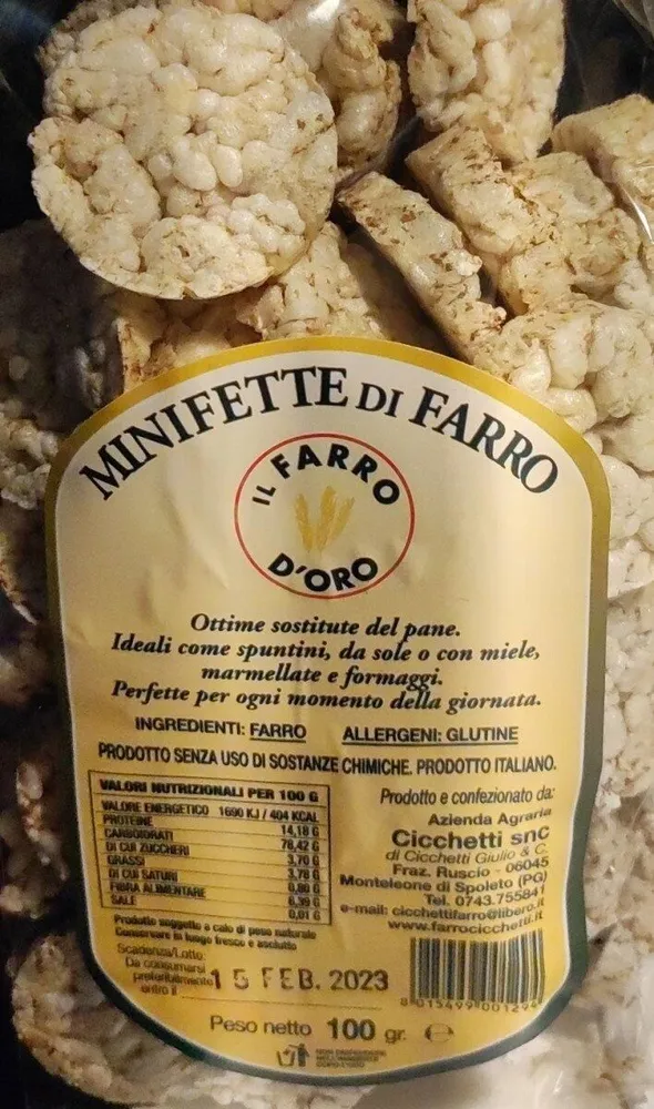 Minifette di Farro