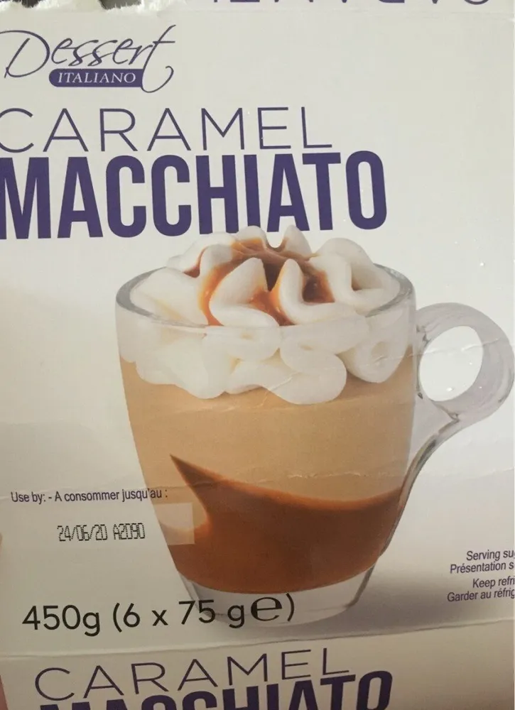 Dessert Italiano caramel macchiato