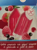Gelato yogurt e frutti di bosco
