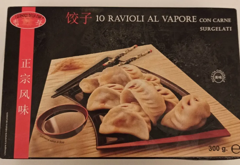 10 ravioli al vapore