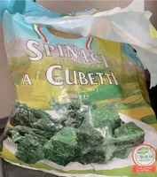 Spinaci in foglia a cubetti