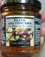 Pesto alla toscana con olive verdi e nere