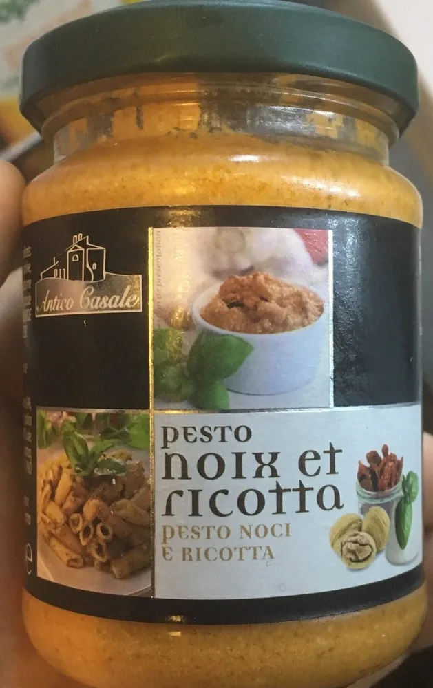 Pesto noix et ricotta