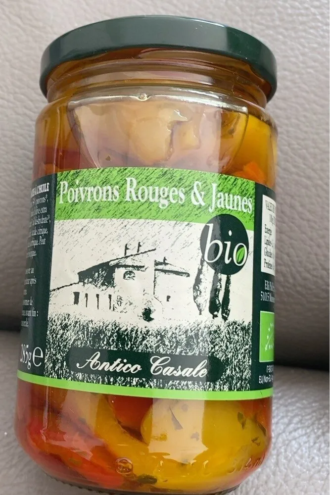 Poivrons rouges et jaunes