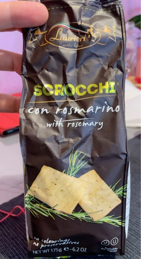 Crackers Scrocchi au romarin