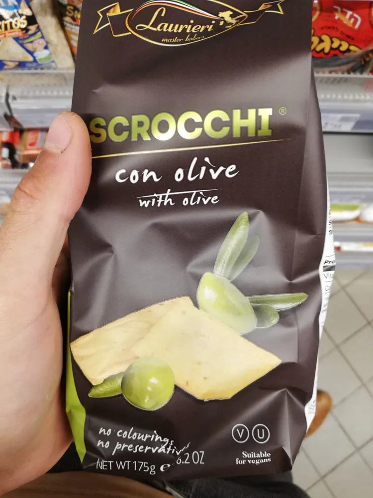 Crackers Olivas LAURIERI