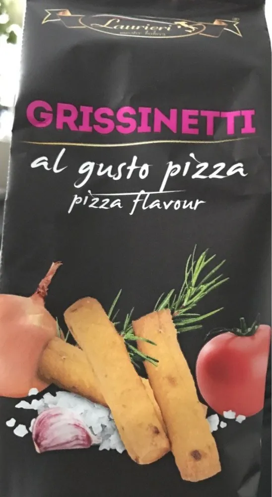 Grissinetti pizza flavored mini breadsticks