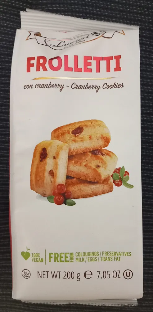 Cranberry cookies