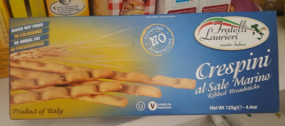 Crespini Brödpinnar Med Havssalt