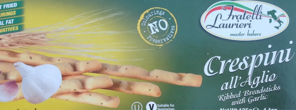 Crespini Brödpinnar Med Vitlök