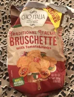 Bruschette whit tomato and herbs