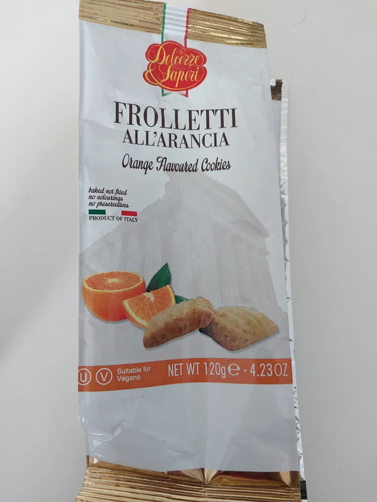 Frolletti all'arancia
