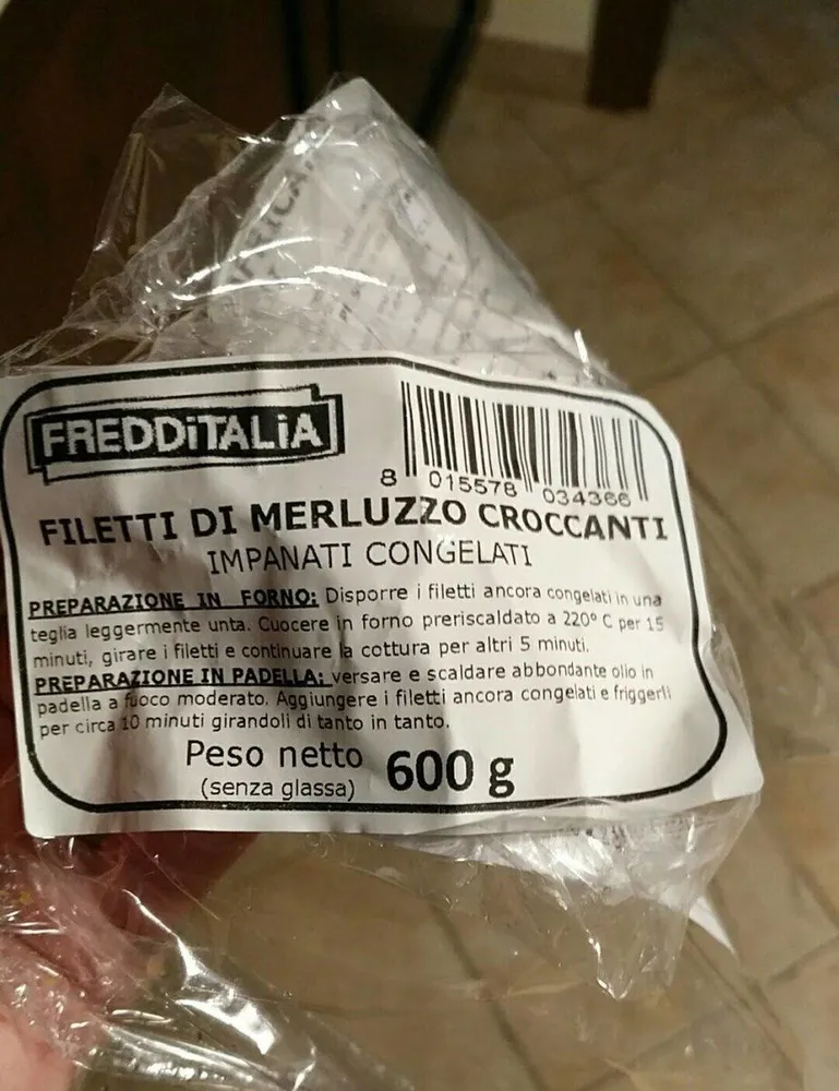 Filetti di merluzzo croccanti