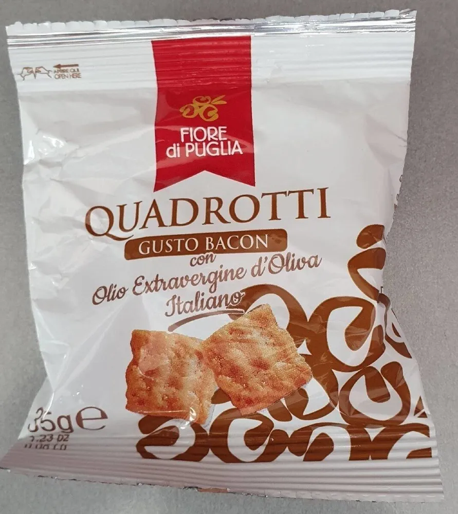 Quadrotti al Bacon