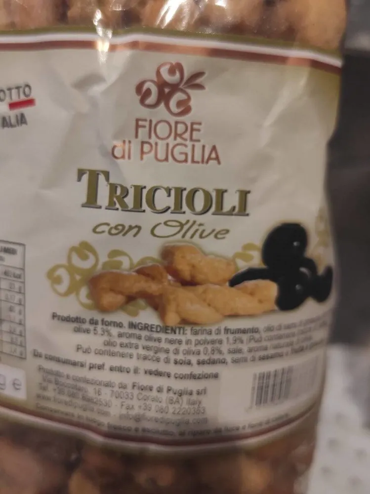 Tricioli con olive