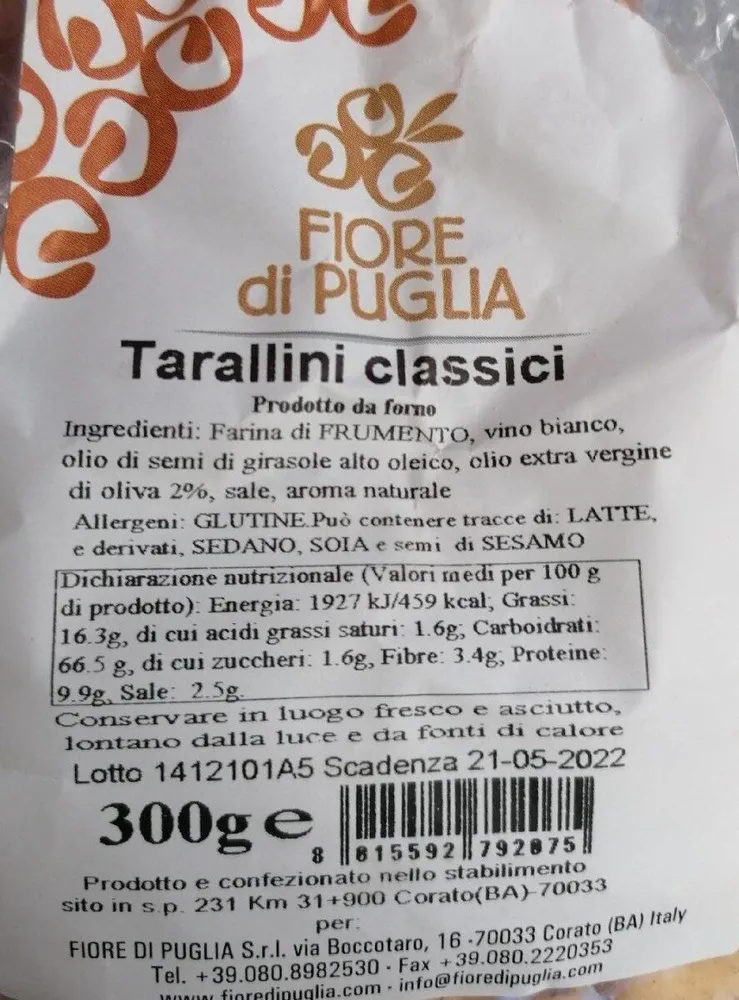 Tarallini classici