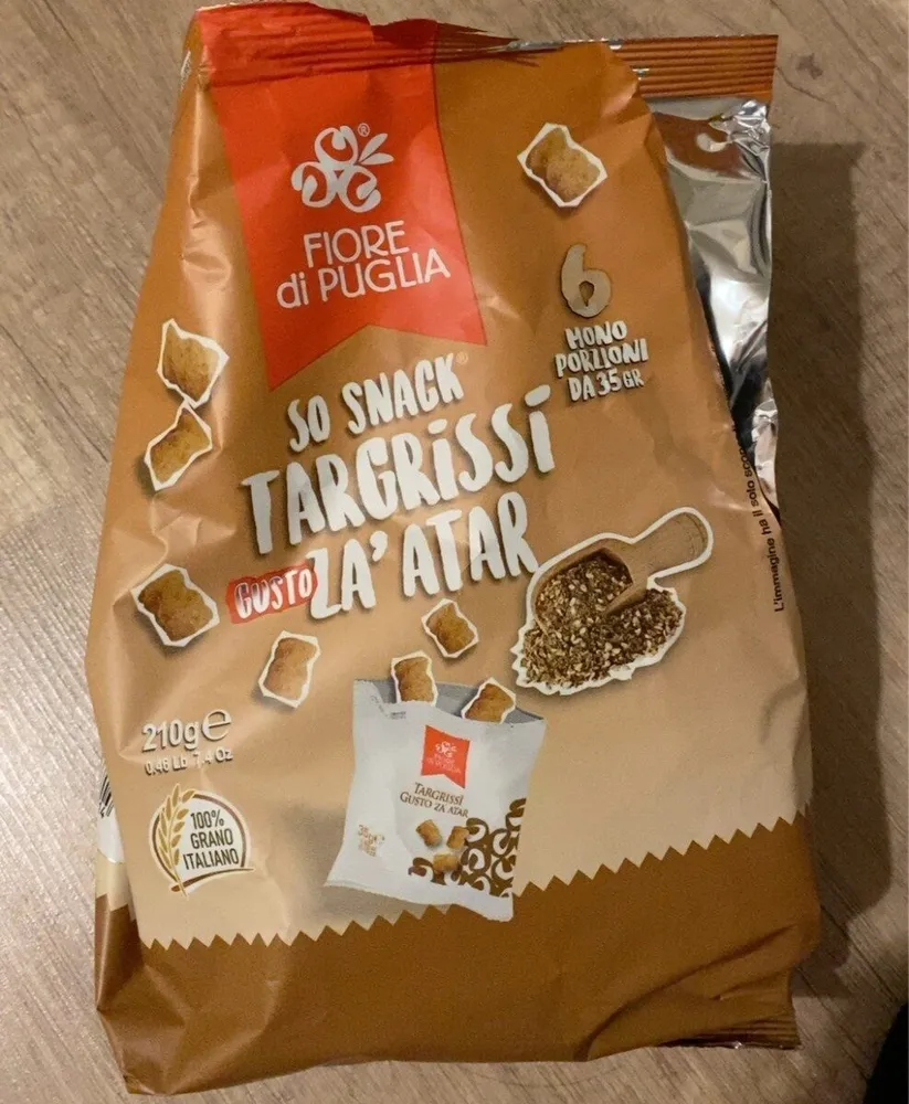 So snack targrissi gusto za’atar