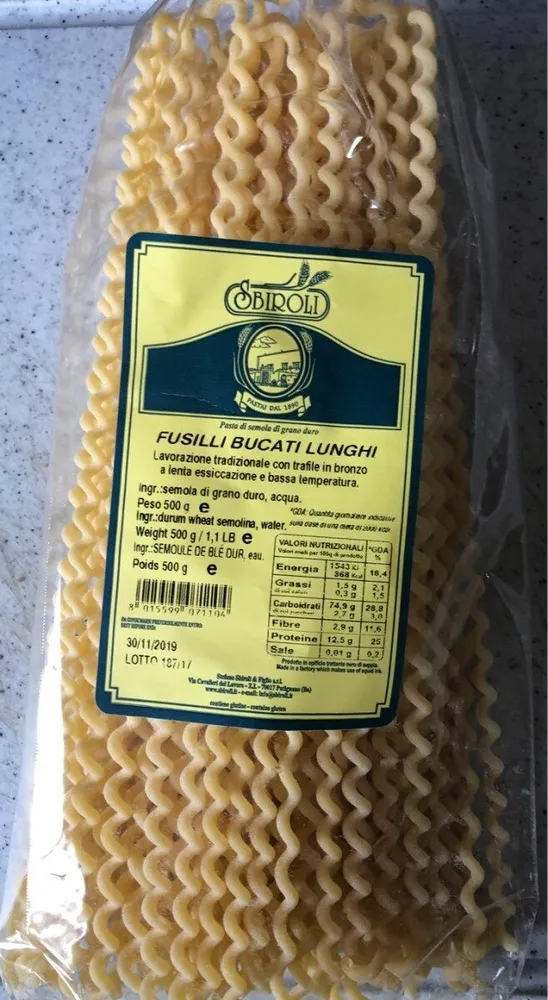 Fusilli Bucati Lunghi