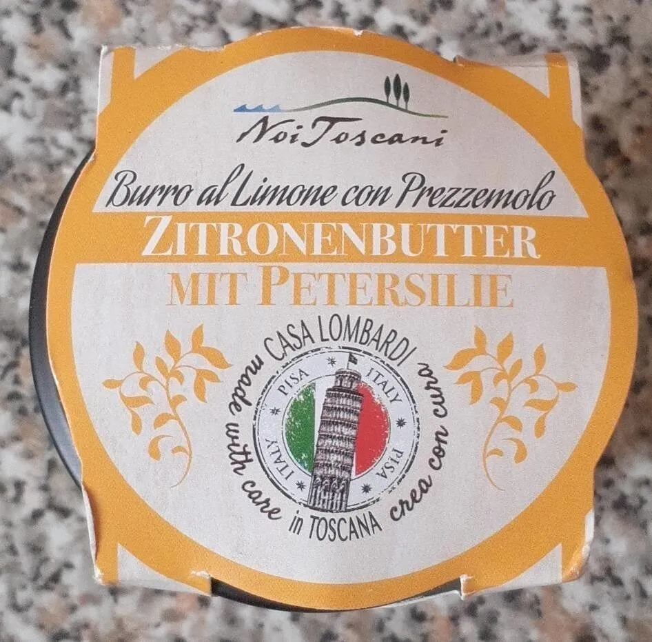 Burro al limone con prezzemolo