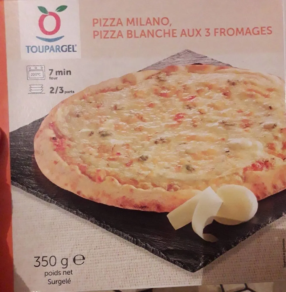 Pizza blanche aux 3 fromages