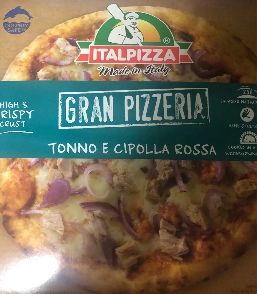 Pizza cebolla y atun