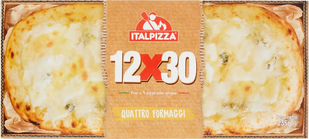 Quattro formaggIGPizza surgelata