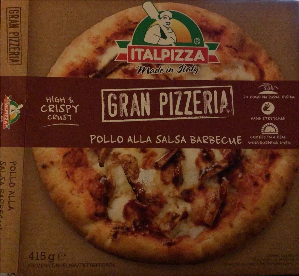 Italpizza pollo alla salsa barbecue