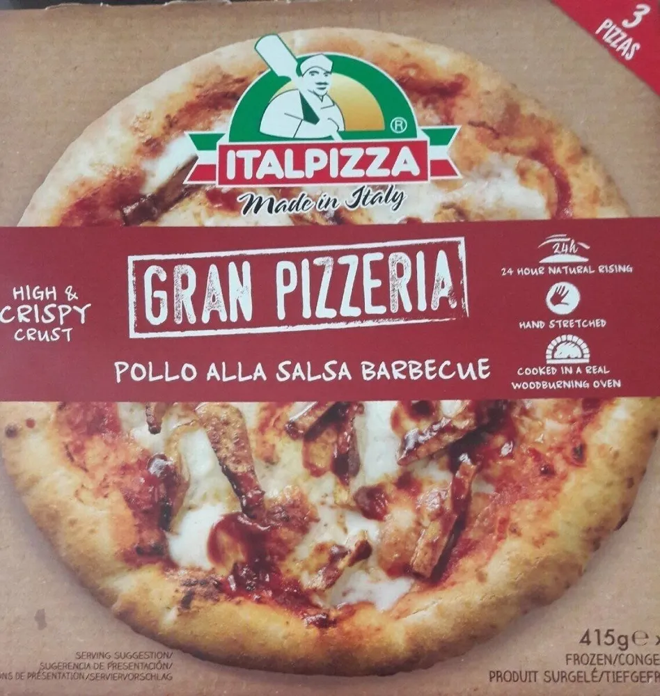 Gran pizzeria pollo alla salsa barbecue
