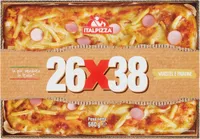 Wurstel e patatine pizza surgelata