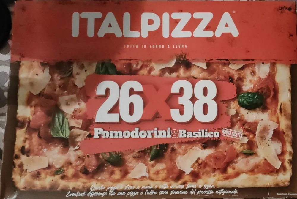 Pizza pomodorini e basilico