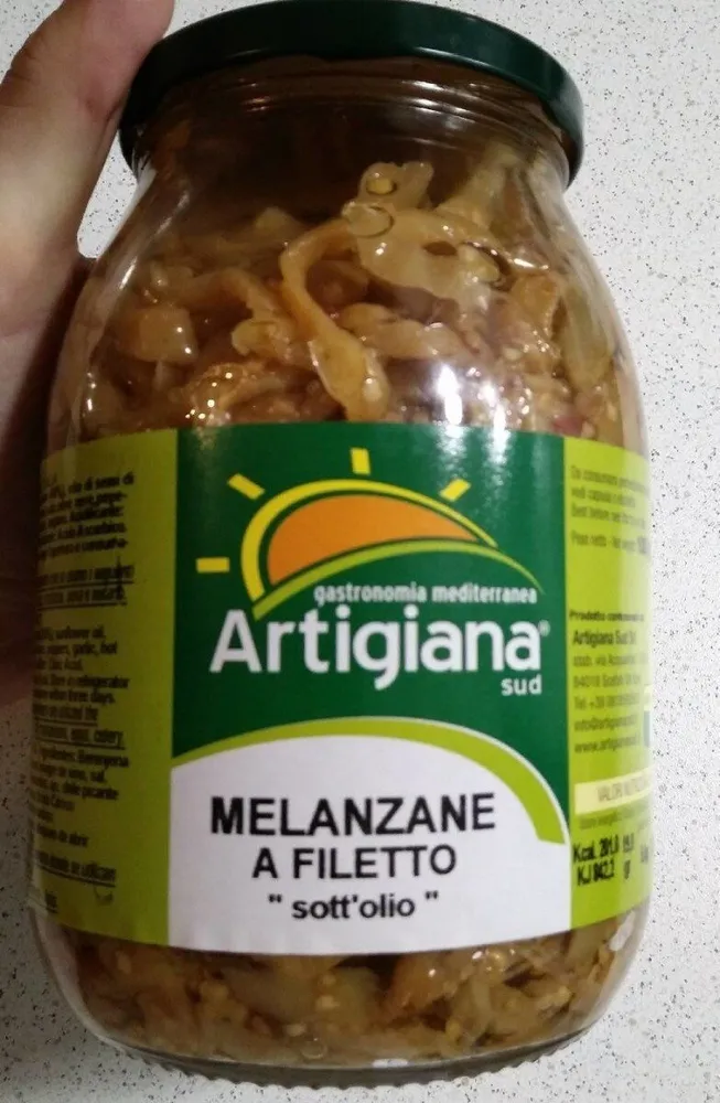 Melanzane filetto sott'olio