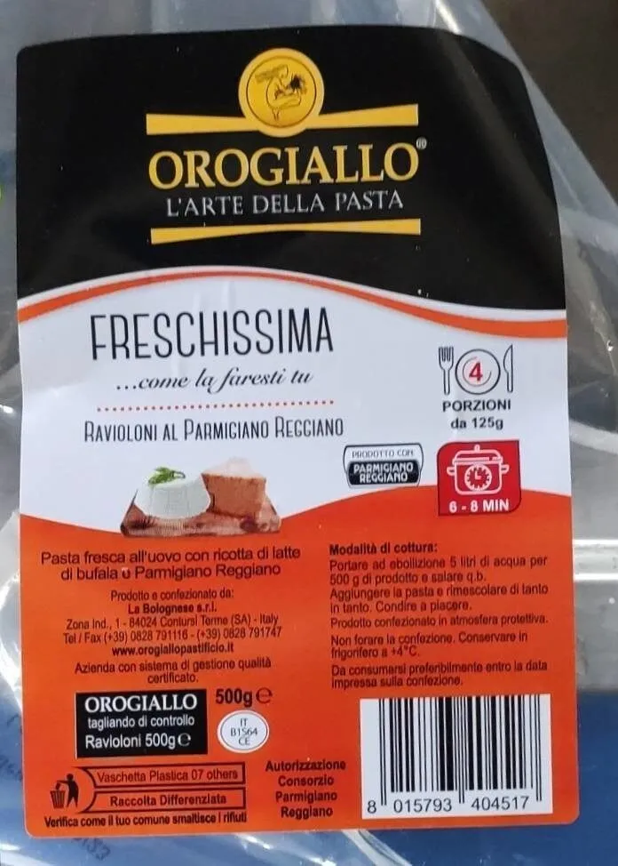 Ravioloni al parmigiano reggiano
