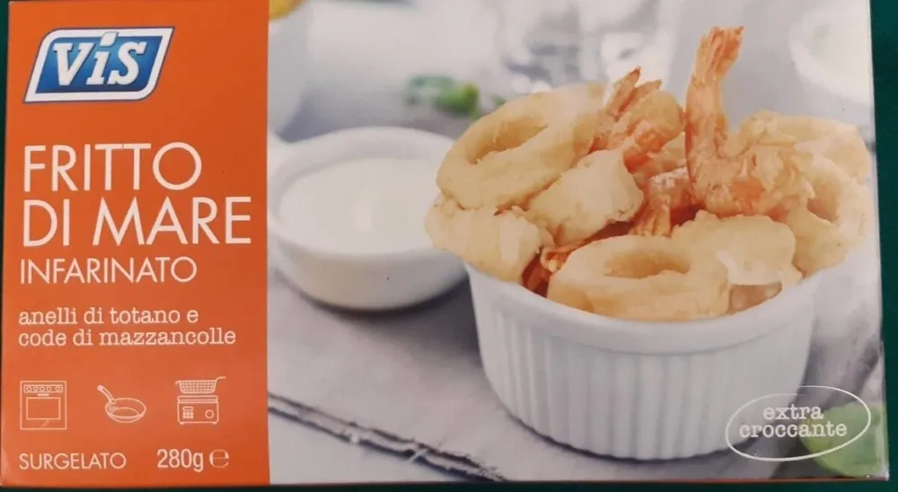 Fritto di mare infarinato