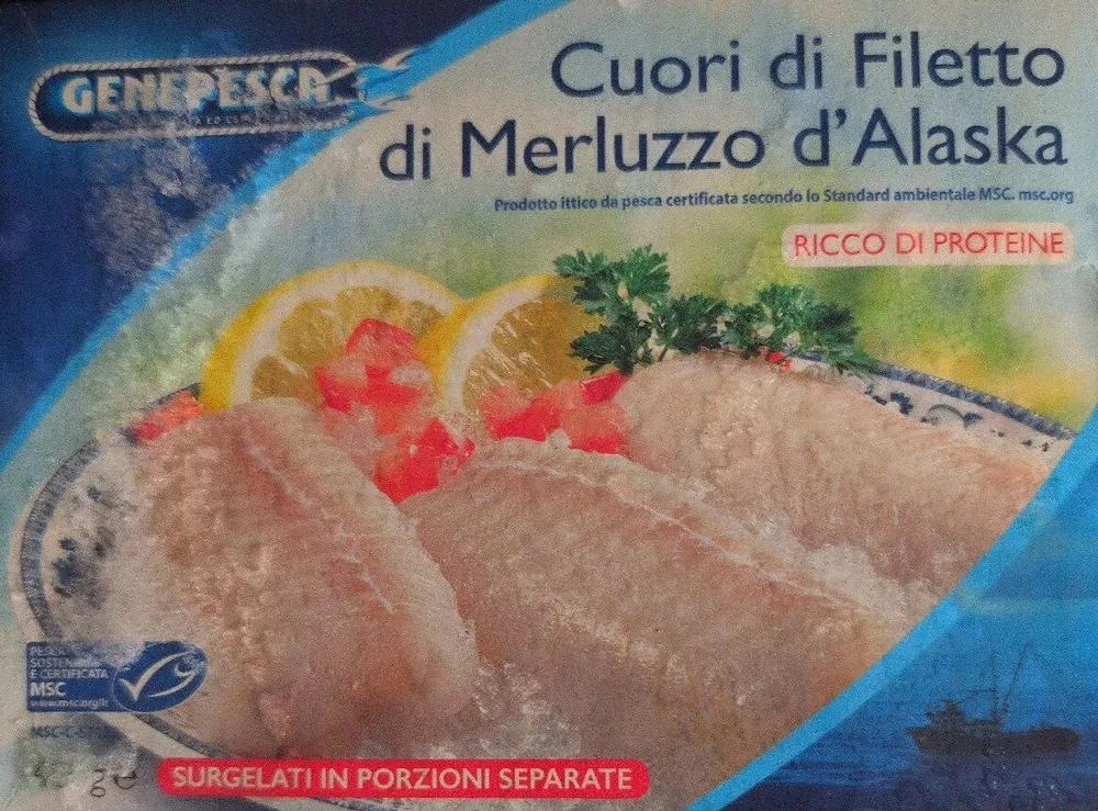 Cuori Di Filetto Di Merluzzo D'Alaska