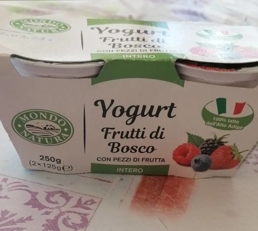 Yogurt frutti di bosco