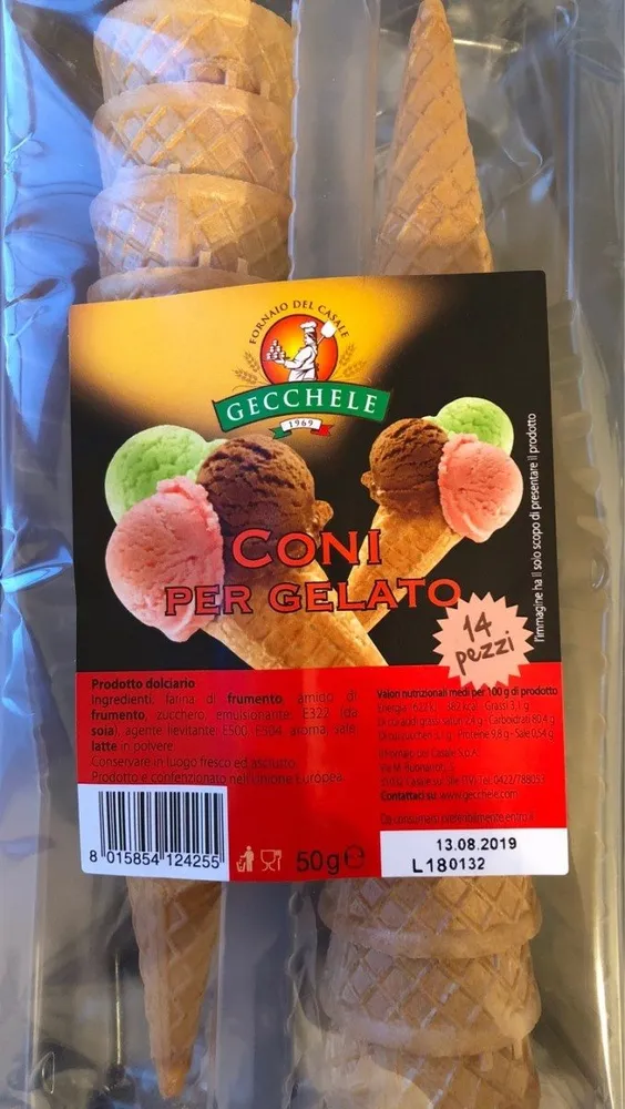Coni per gelato