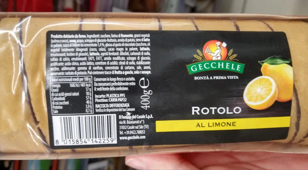 Rotolo al limone