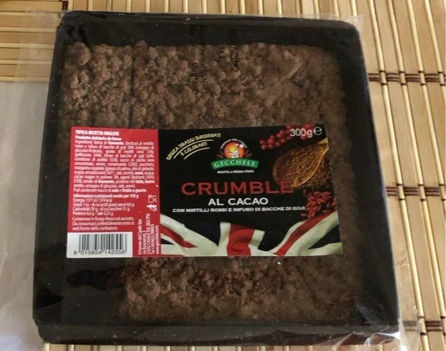 Crumble al cacao
