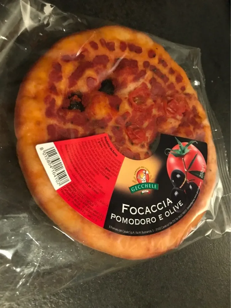 Focaccia Pomodoro e Olive