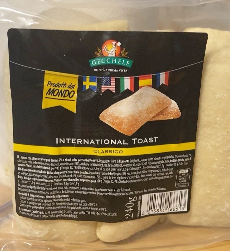 INTERNATIONAL TOAST